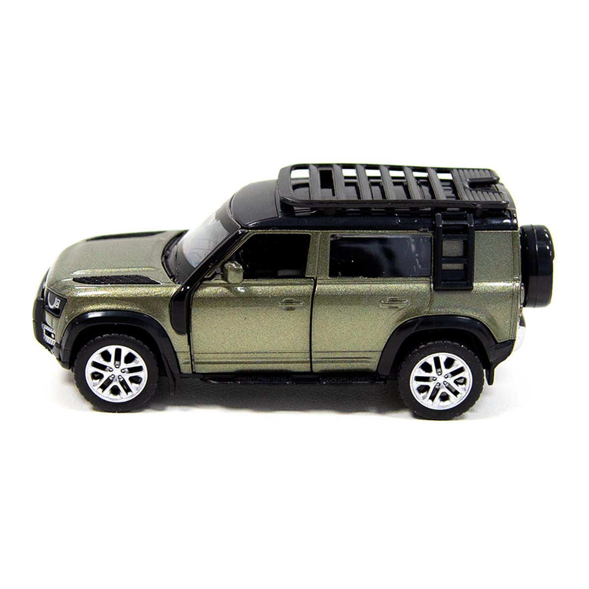 Автомодель Land Rover Defender 110 Techno Drive металева Зелена — превʼю 17