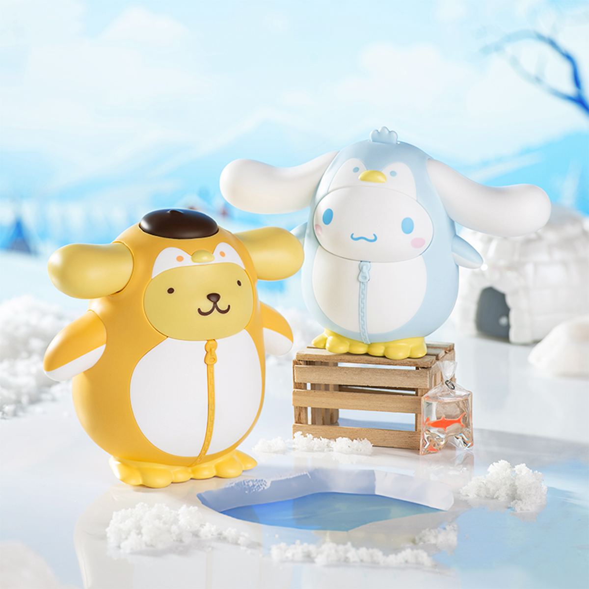 Механічна іграшка Pop Top Sanrio – Бал пінгвінів – 10 см — превʼю 13