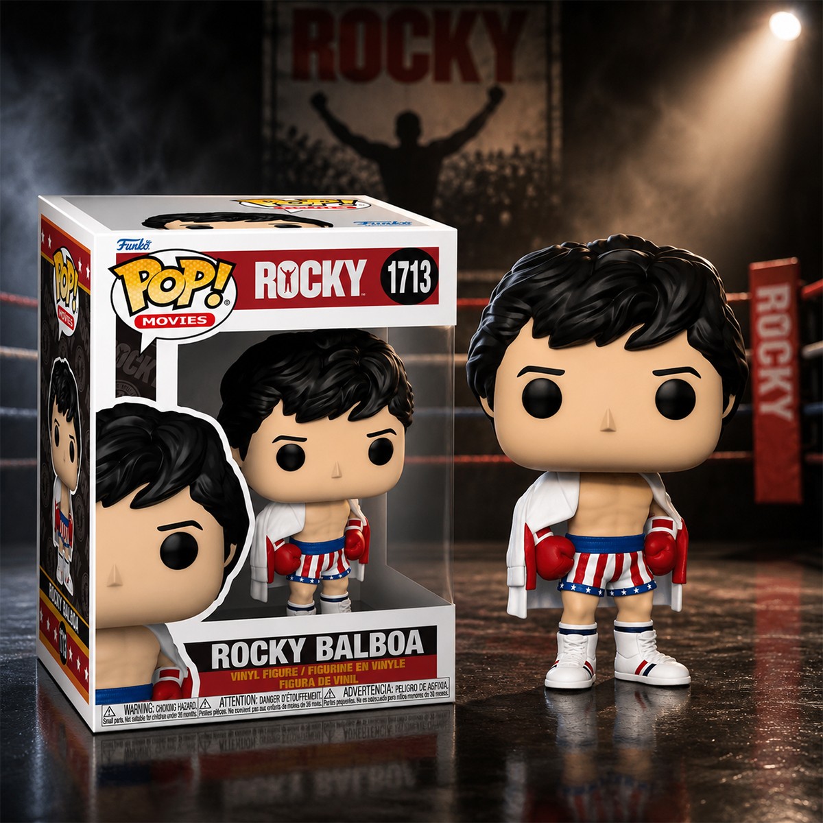 Фігурка Роккі Бальбоа (Rocky Balboa) — Funko Pop — Роккі 4 Rocky IV — превʼю 6