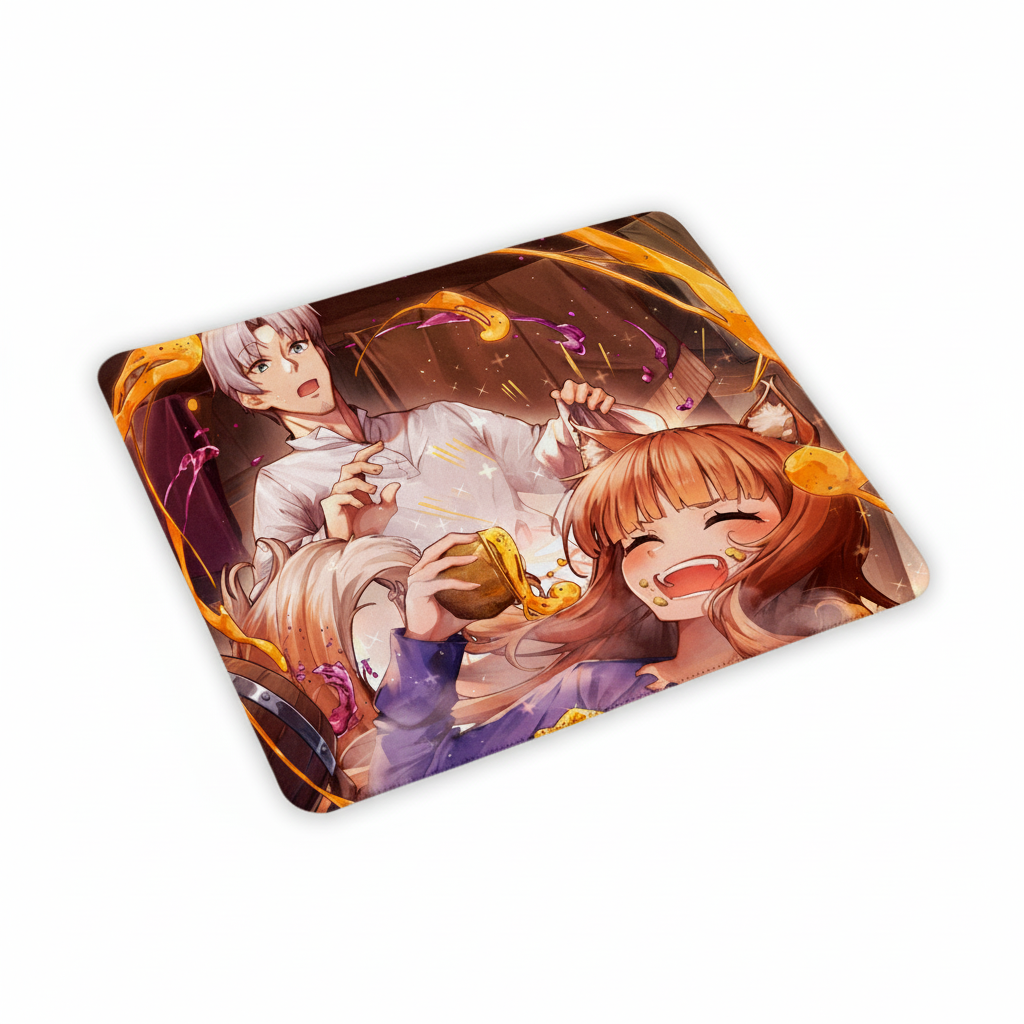 Килимок для миші Вовчиця та прянощі Ookami to Koushinryou 24*20 см 9731536-04-999 — превʼю 2