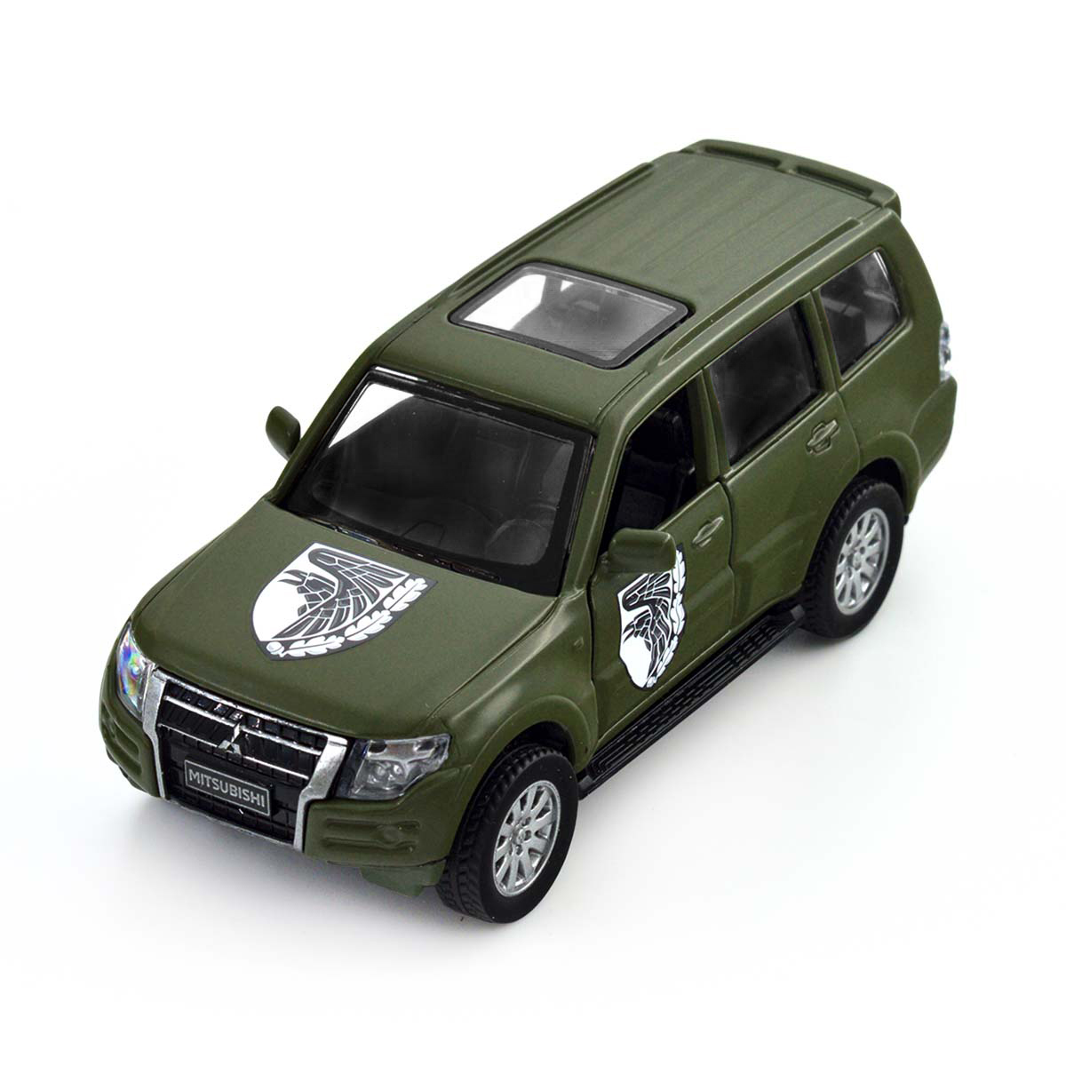 Колекційна автомодель TechnoDrive Mitsubishi Pajero 93 ОМБр Шеврони Героїв 1:42 — превʼю 17