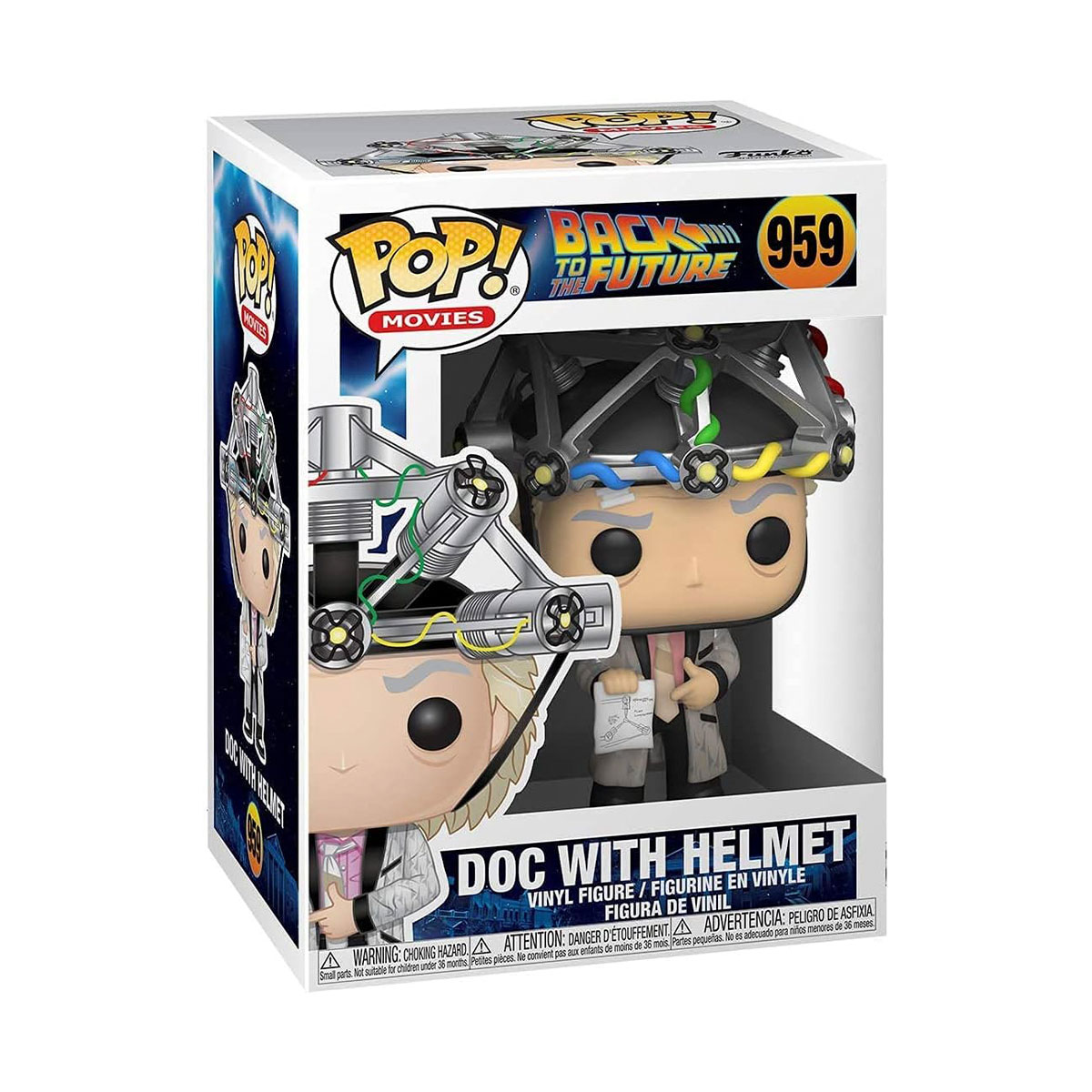 Колекційна ігрова фігурка Funko Pop Back to the Future - Doc with Helmet — превʼю 6