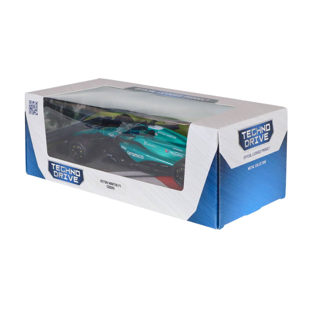 Автомодель Techno Drive Aston Martin F1 2024 металева 1:24 Бірюзова — превʼю 19