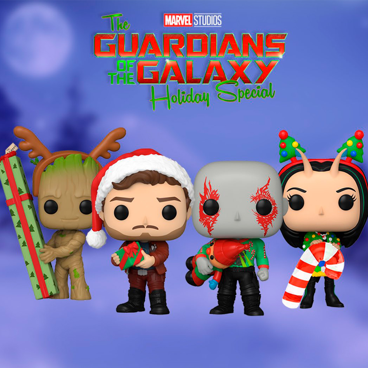 Ігрова колекційна фігурка Funko Pop Marvel Guardians Holiday Special - Drax — превʼю 7