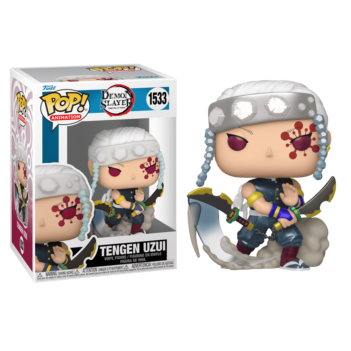 Колекційна фігурка аніме Demon Slayer - Tengen Funko POP Багатоколірна — превʼю 5