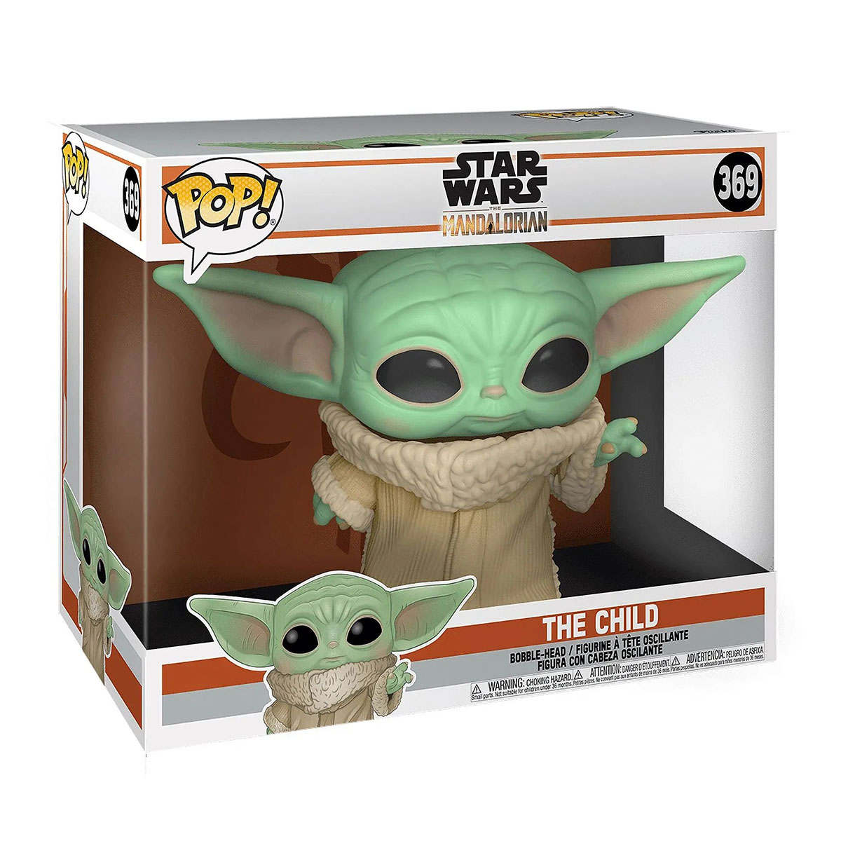 Колекційна ігрова фігурка The Mandalorian - Малюк Baby Yoda Funko Зелений — превʼю 10