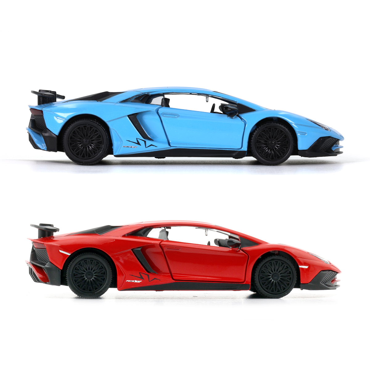 Автомодель Lamborghini Aventador Techno Drive металева 12 см Червона — превʼю 16