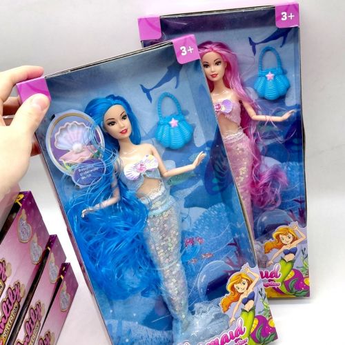 Лялька русалка Mermaid 30 см Блакитна MIC — превʼю 2