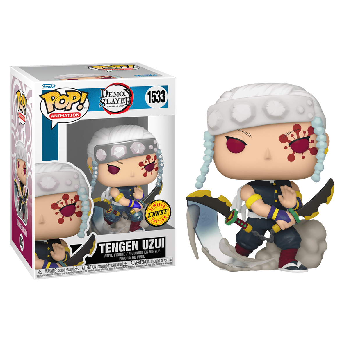 Колекційна фігурка аніме Demon Slayer - Tengen Funko POP Багатоколірна — превʼю 6