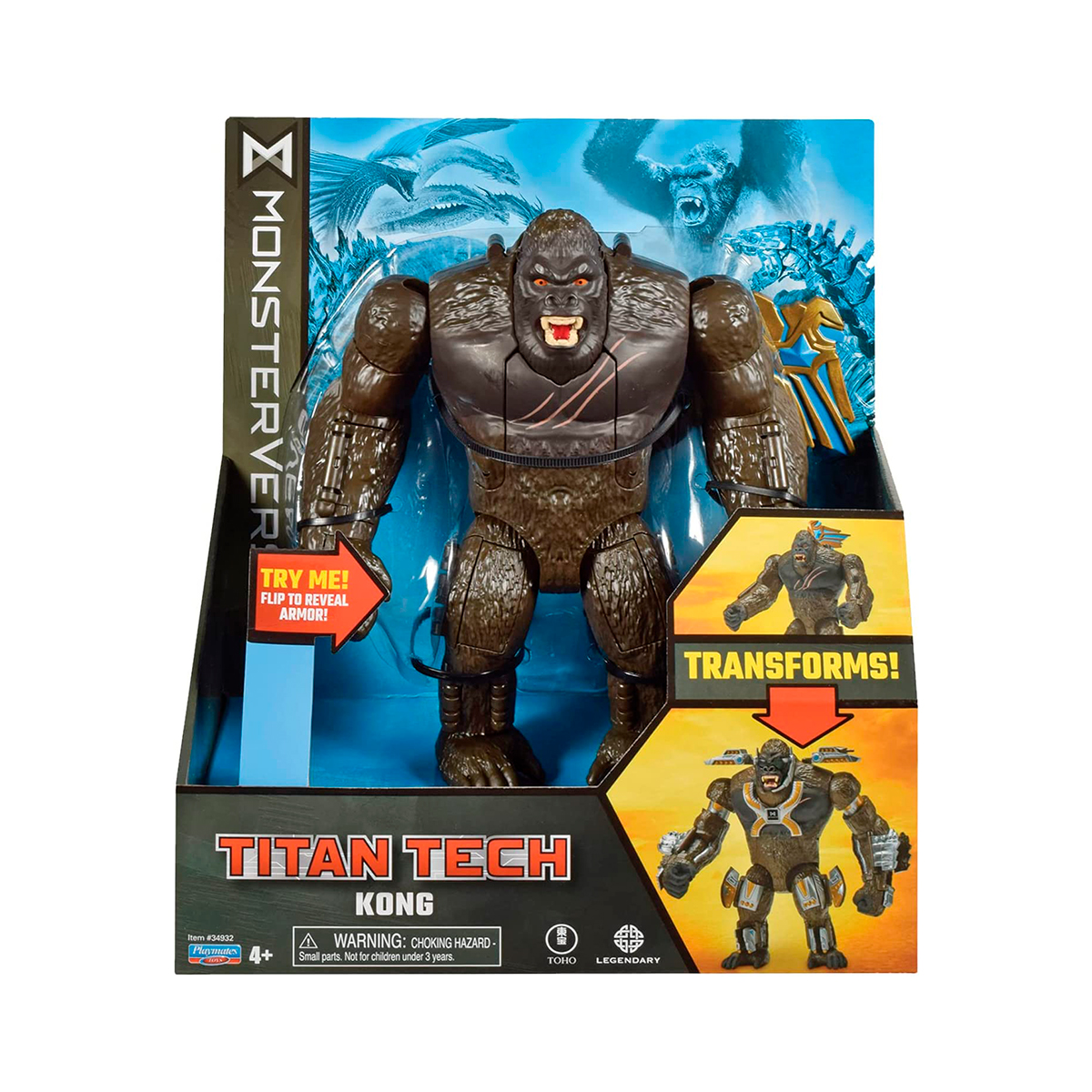 Фігурка Godzilla vs Kong Titan Tech Конг з аксесуарами — превʼю 16