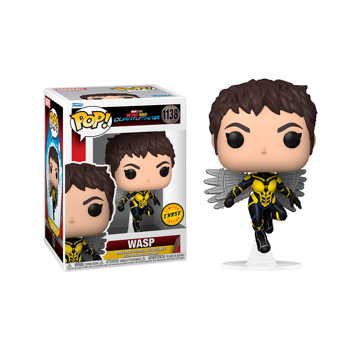 Колекційна фігурка Funko Pop Ant-Man and the Wasp - The Wasp - Оса — превʼю 8