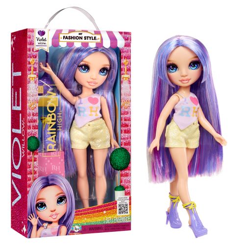 Лялька Rainbow High My Fashion Style Віолетта 27 см з аксесуарами — превʼю 1