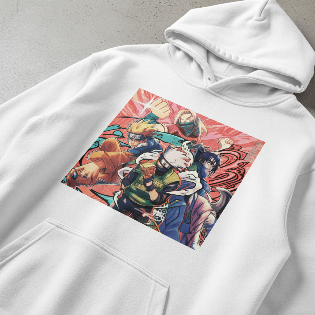 Худі Наруто (Naruto) M біла (28448) — превʼю 3