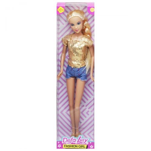 Лялька Defa Lucy Fashion 30 см у жовтому вбранні