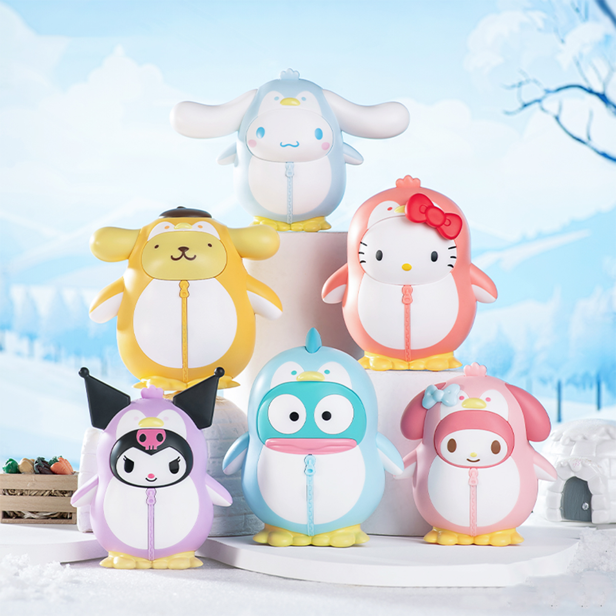 Механічна іграшка Pop Top Sanrio – Бал пінгвінів – 10 см — превʼю 17