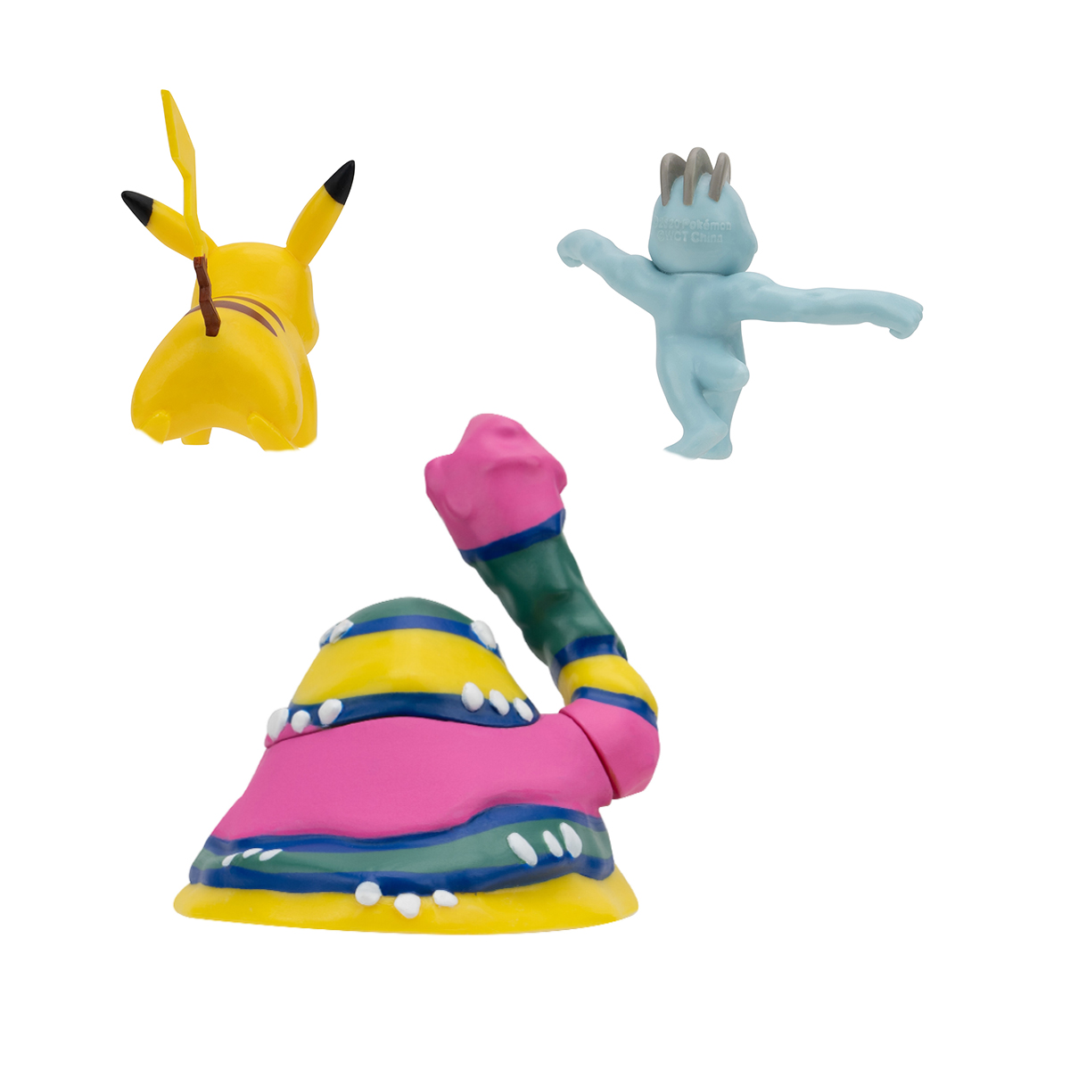 Набір ігрових фігурок Pokemon W19 - Мачоп Пікачу Алола Мак 3 шт — превʼю 8