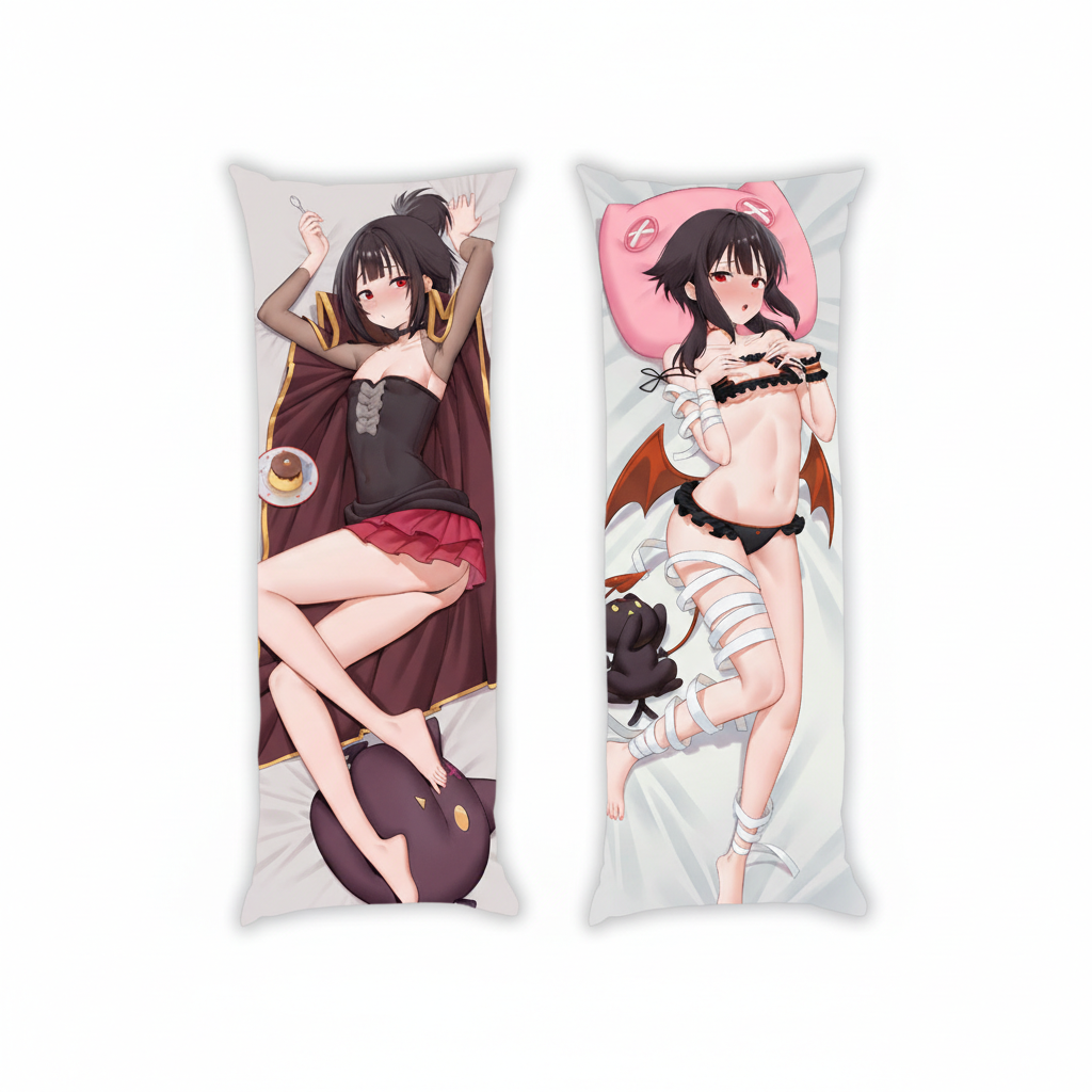 Подушка дакімакура Мегумін Megumin Цей чудовий світ KonoSuba 13х34 см — превʼю 2