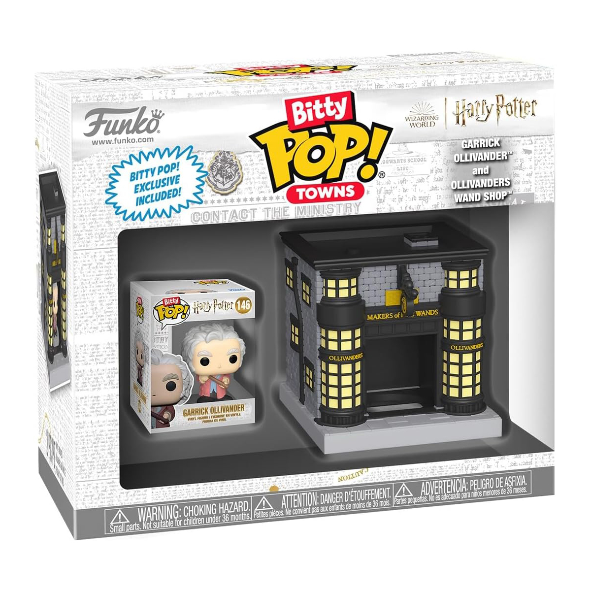 Набір фігурок Funko Bitty Pop Town — Гаррі Поттер Олівандер (Harry Potter Ollivander) — 2,54 см — превʼю 8