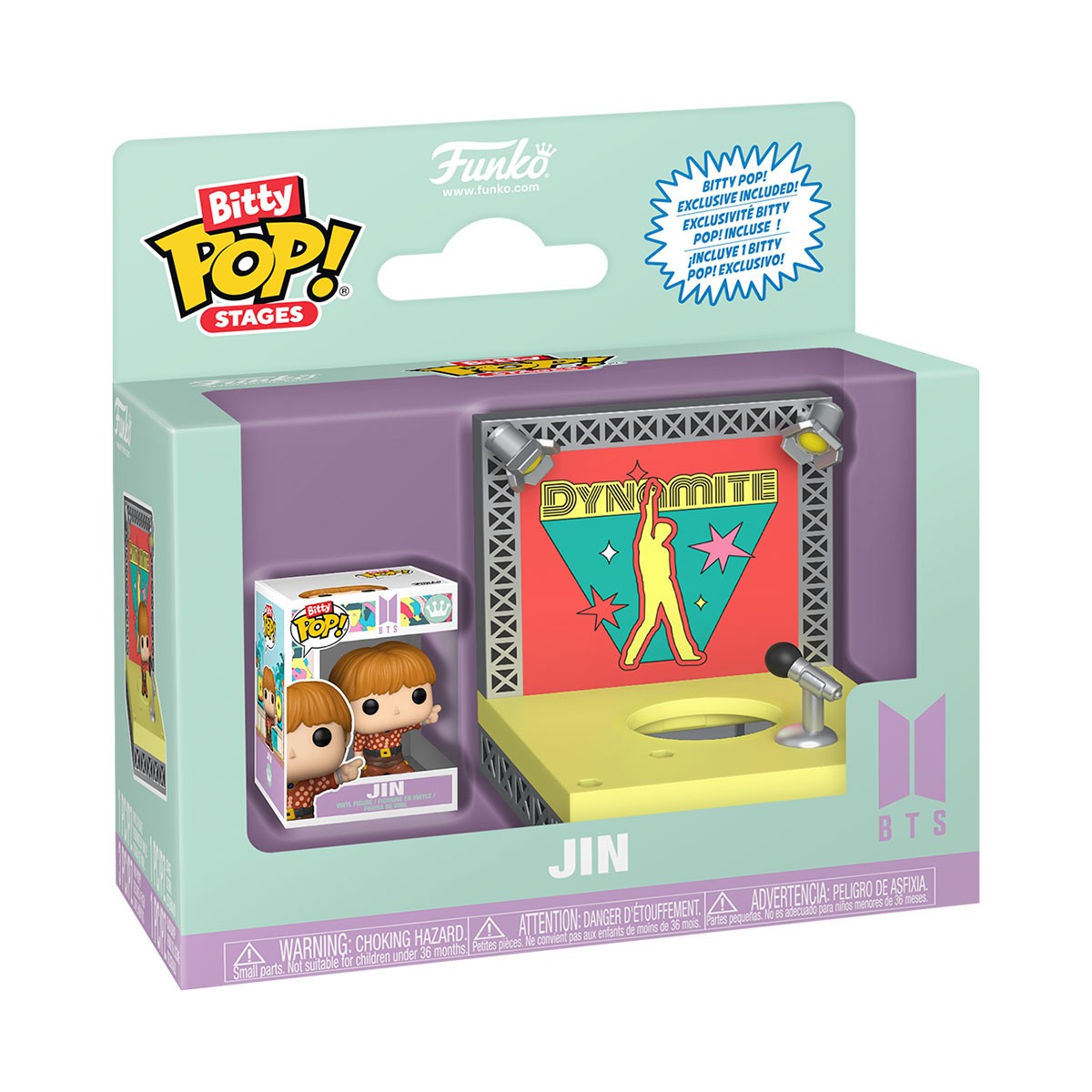 Ігровий набір Bitty POP! Stages BTS Джін Dynamite 2,3 см — превʼю 1