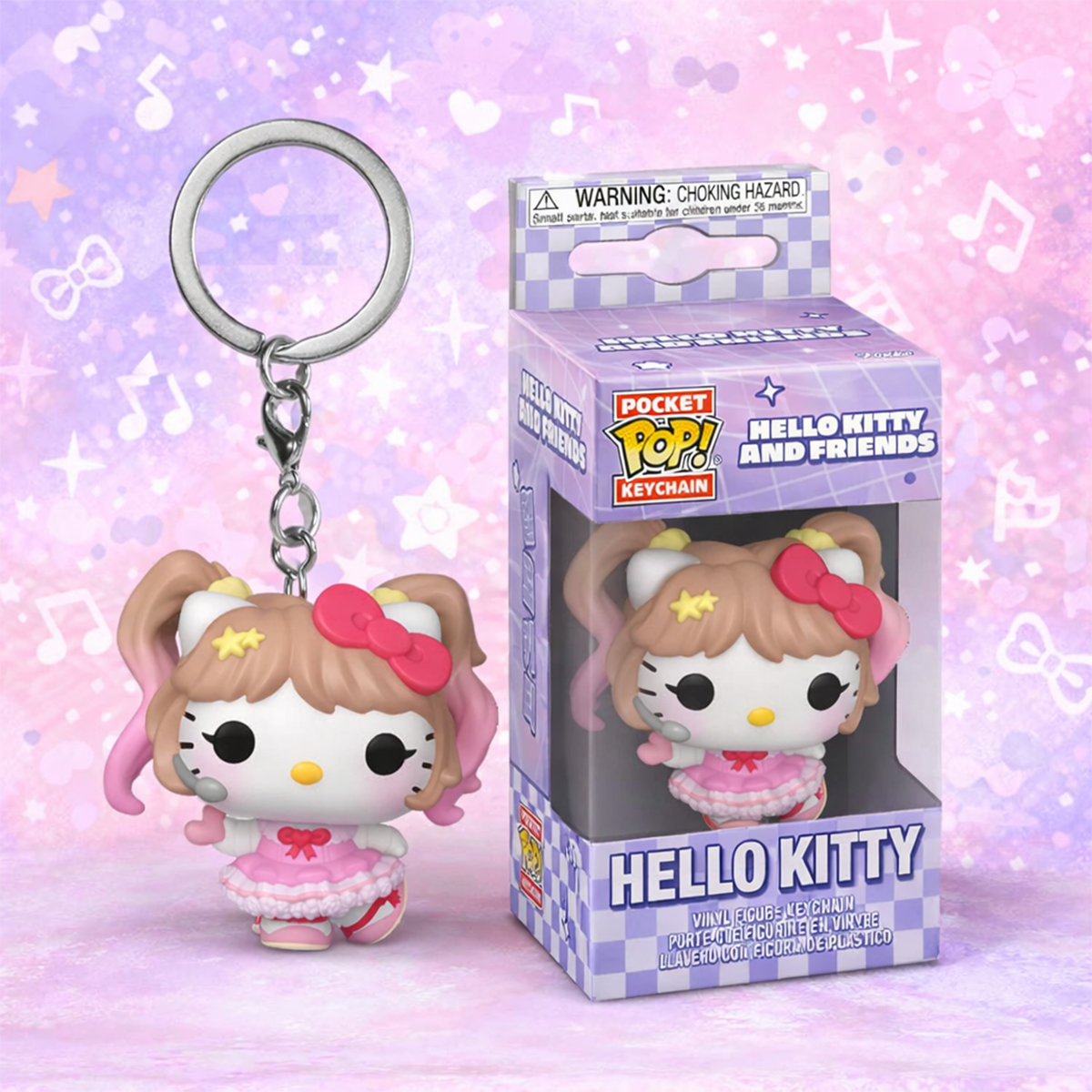 Ігрова фігурка на кліпсі Funko POP Hello Kitty - Hello Kitty K-Pop Багатоколірна — превʼю 8
