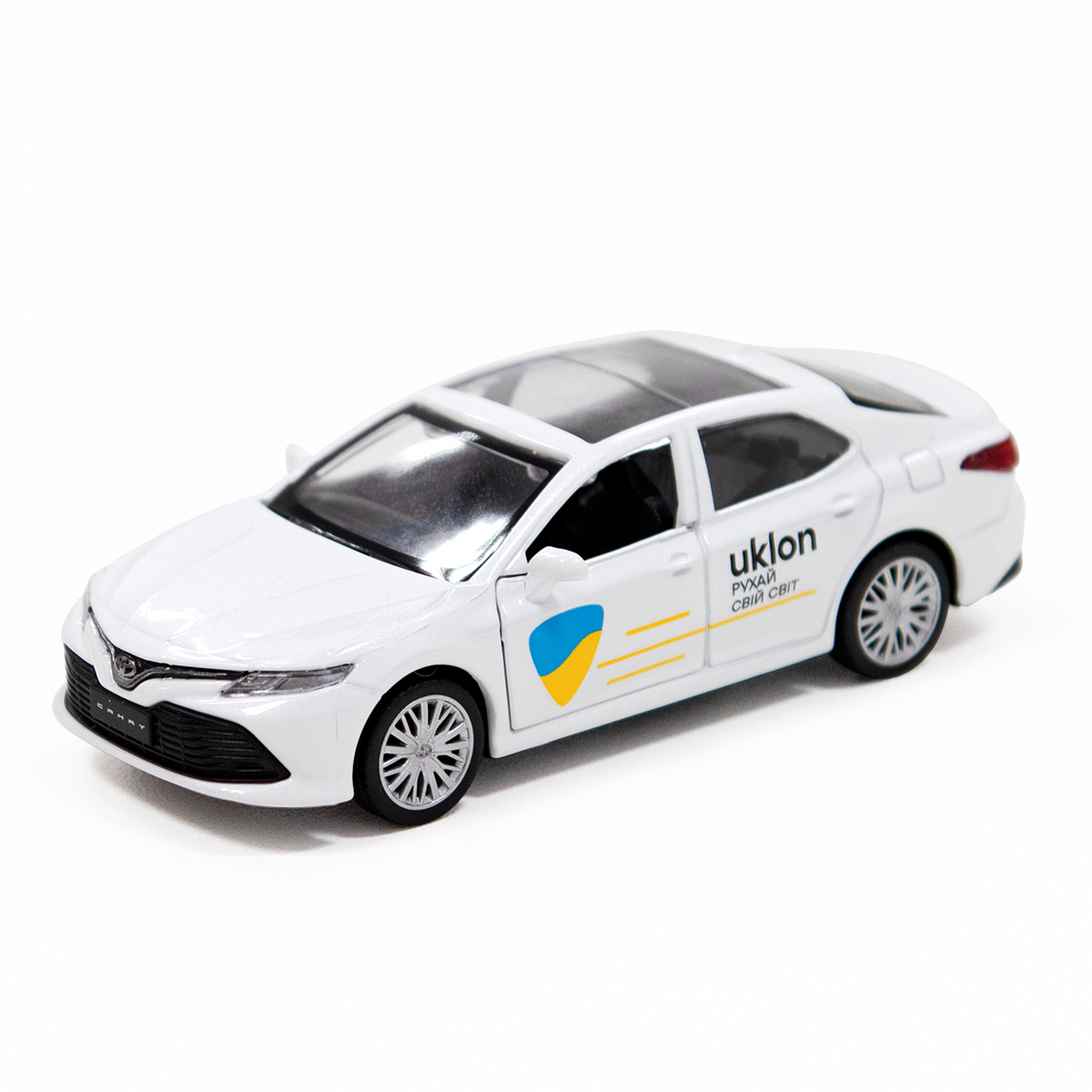 Автомодель TechnoDrive Toyota Camry Uklon металева Біла — превʼю 12