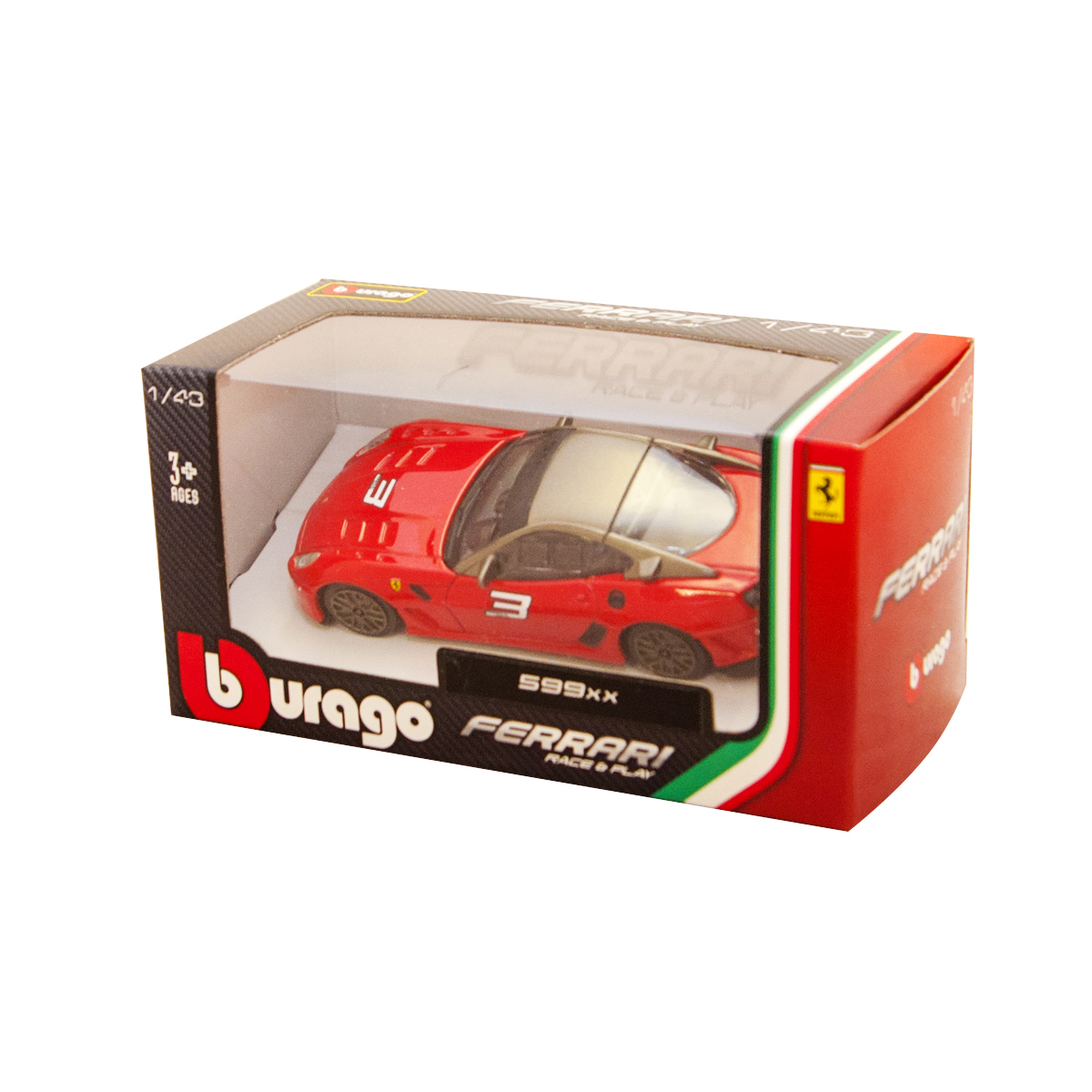 Автомодель Ferrari Bburago 1:43 металева колекційна — превʼю 3