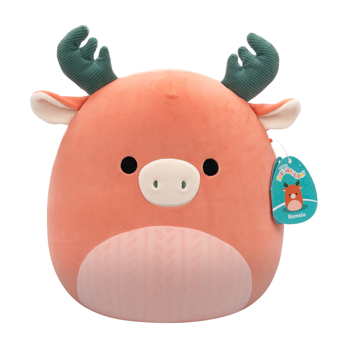 М'яка іграшка Squishmallows — Лось Ромелу (Romelu) — 30 см — превʼю 14