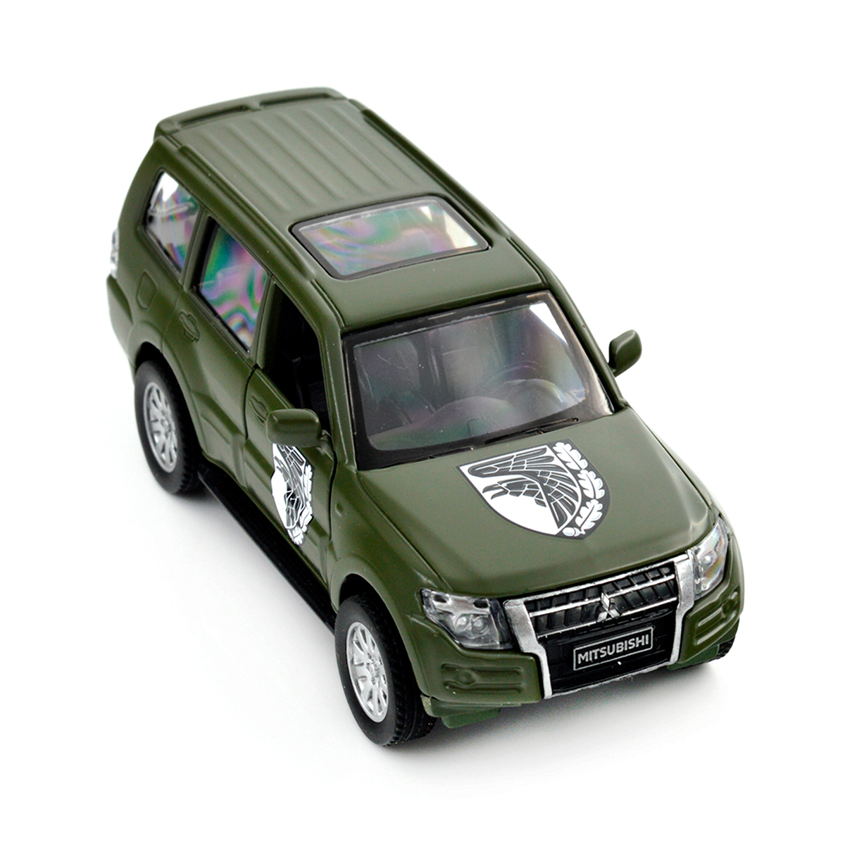 Колекційна автомодель TechnoDrive Mitsubishi Pajero 93 ОМБр Шеврони Героїв 1:42 — превʼю 30