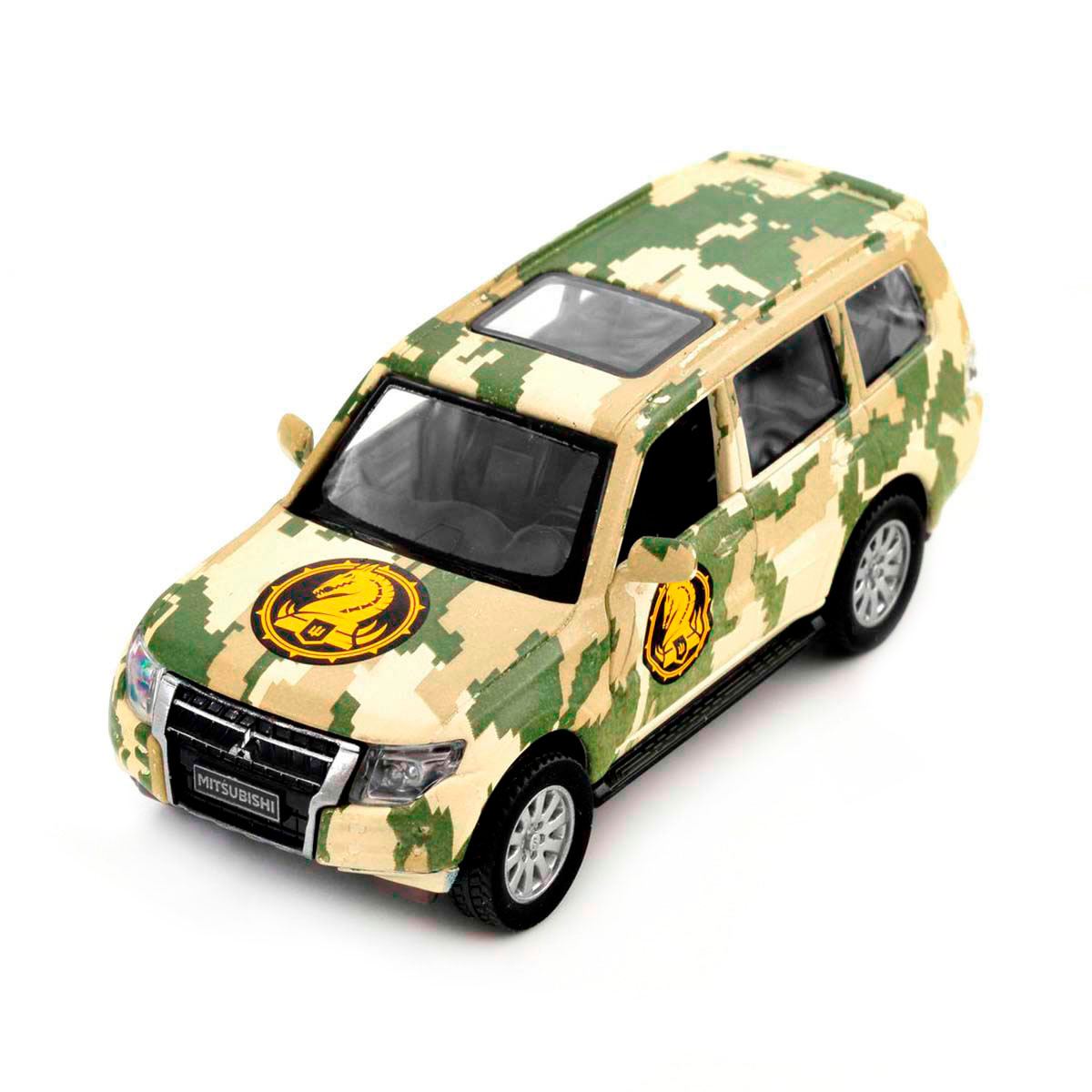 Автомодель Mitsubishi Pajero 4WD Turbo 47 ОМБр Шеврони Героїв 1:43 — превʼю 17