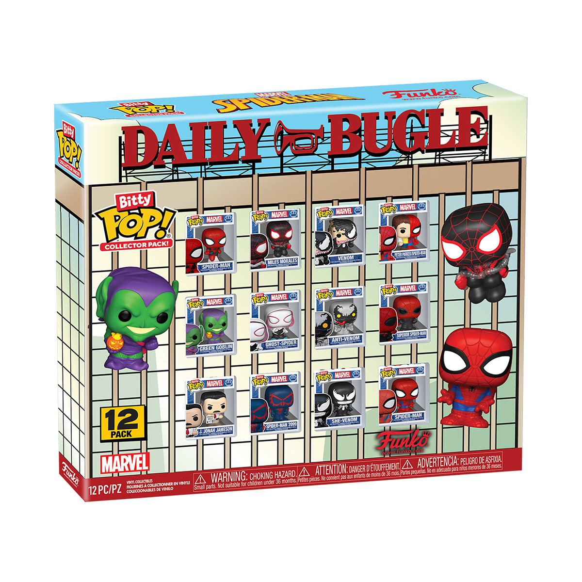 Набір фігурок Funko Bitty Pop — Marvel Людина-Павук (Spider-Man) — 2,3 см в асортименті — превʼю 3