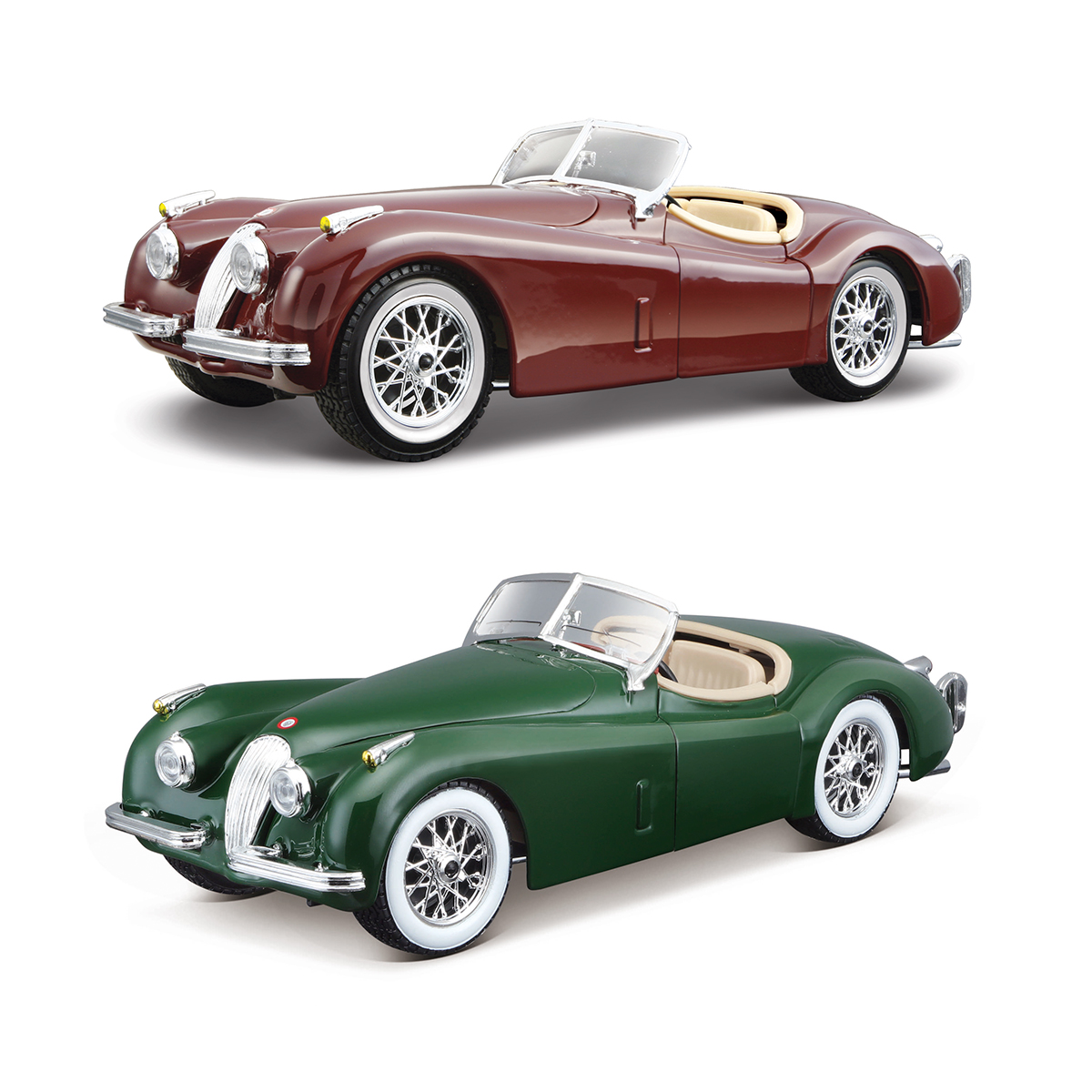 Колекційна автомодель Jaguar XK 120 1951 Bburago 1:24 металева — превʼю 20