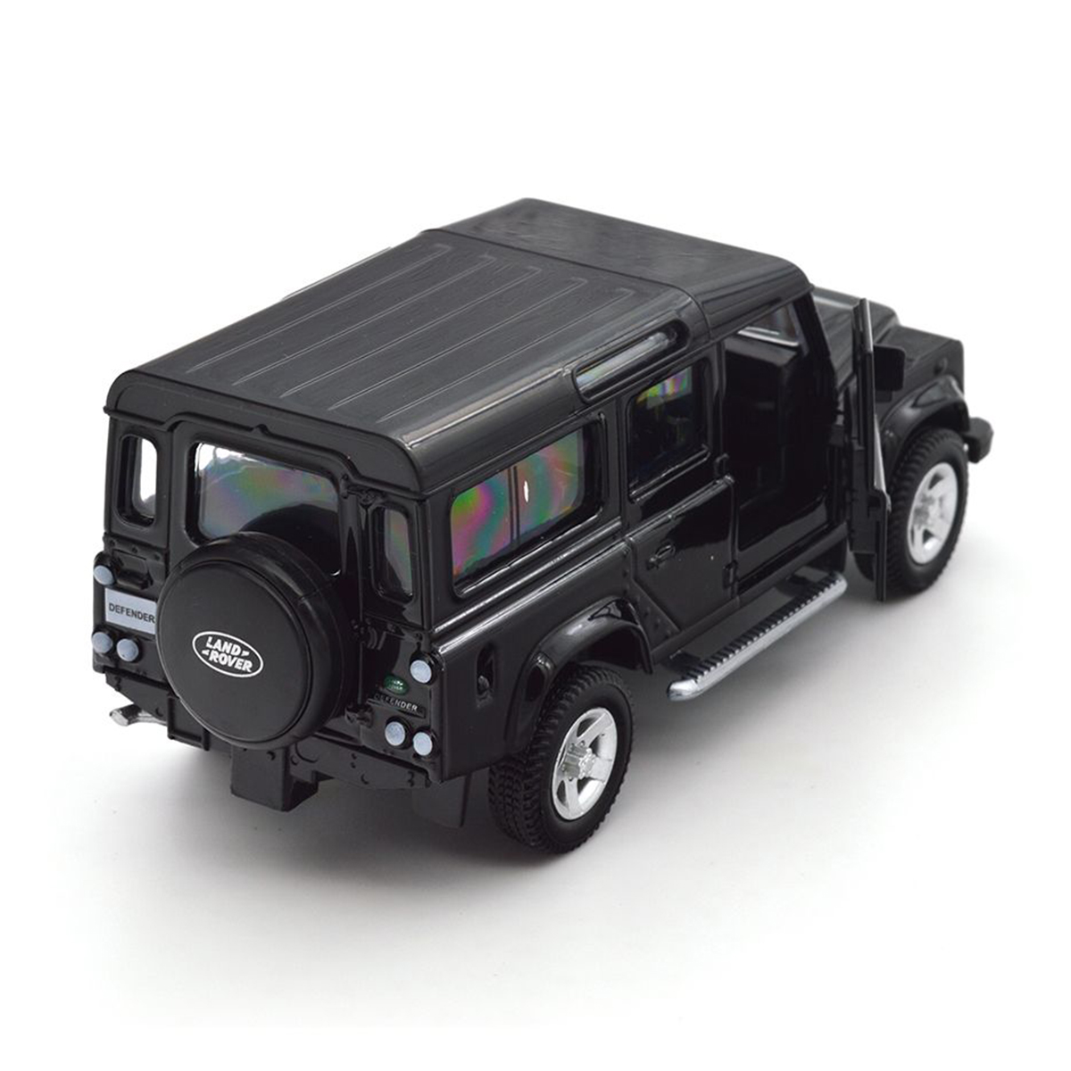 Автомодель Techno Drive Land Rover Defender 110 металева 1:32 Чорна — превʼю 21
