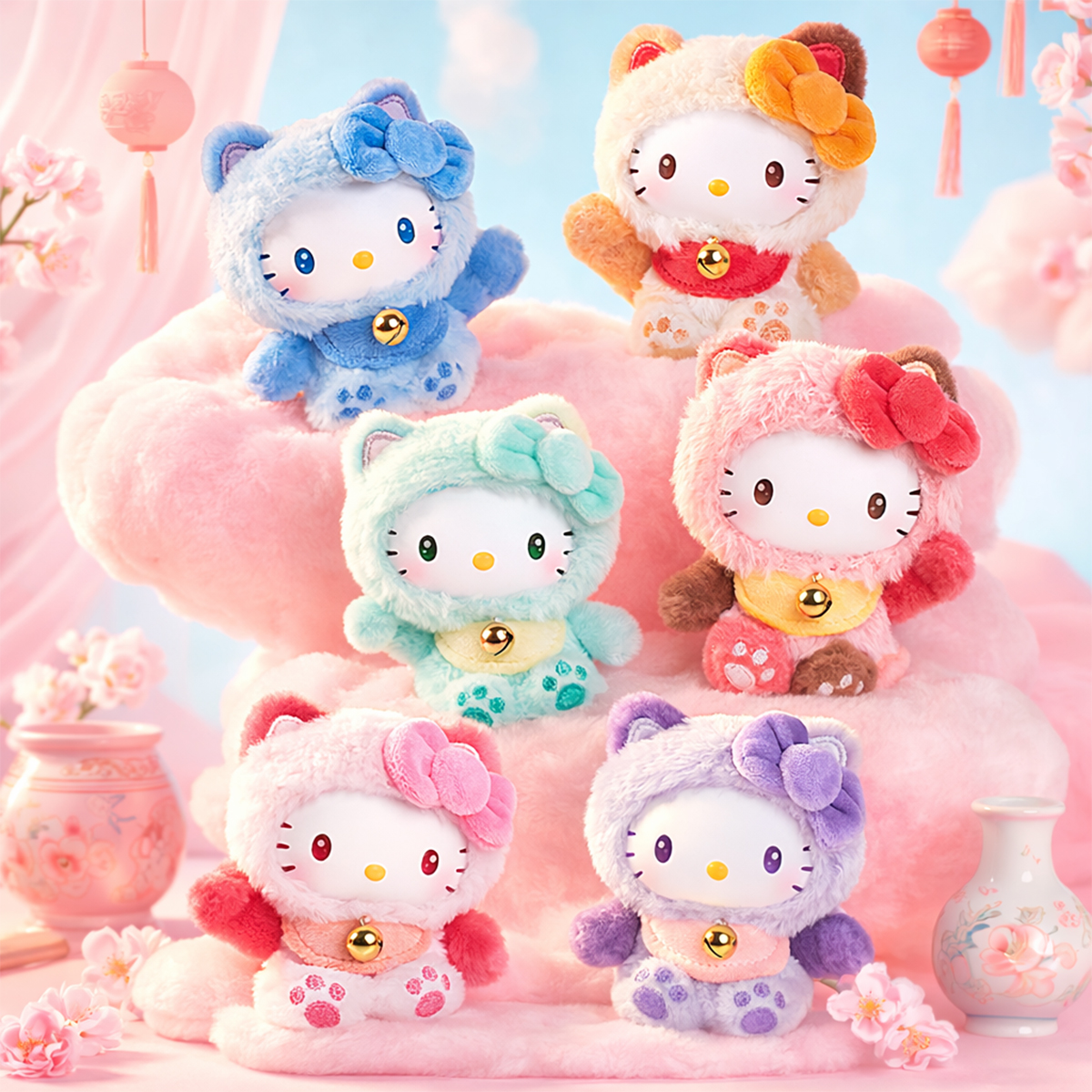 М'яка іграшка Pop Top Hello Kitty (Hello Kitty) - Казкові бажання на кліпсі — превʼю 13