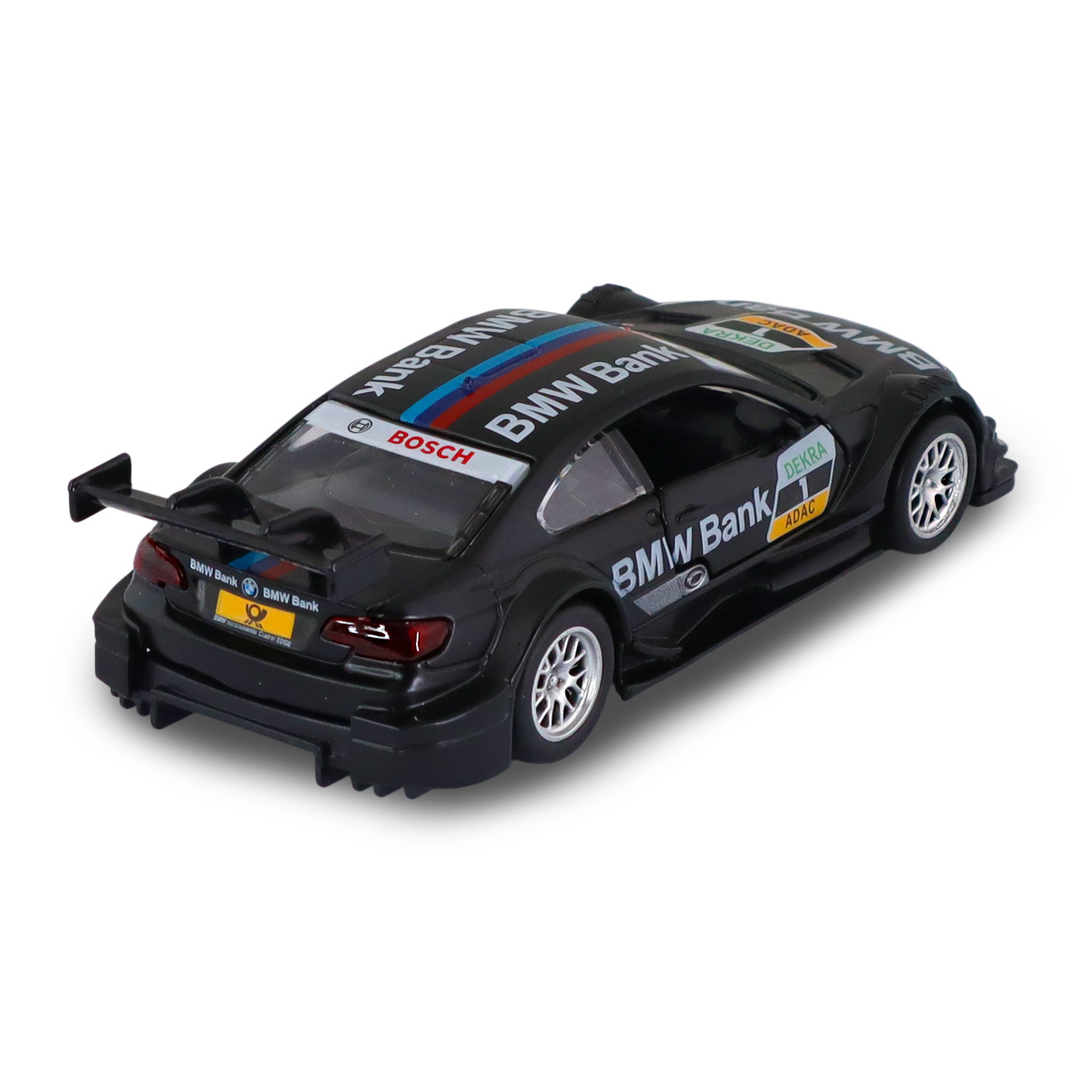 Автомодель BMW M3 DTM Techno Drive 1:42 Чорна металева — превʼю 26