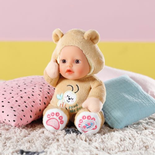 Мʼяка лялька Baby Born Ведмедик 18 см Бежева — превʼю 3