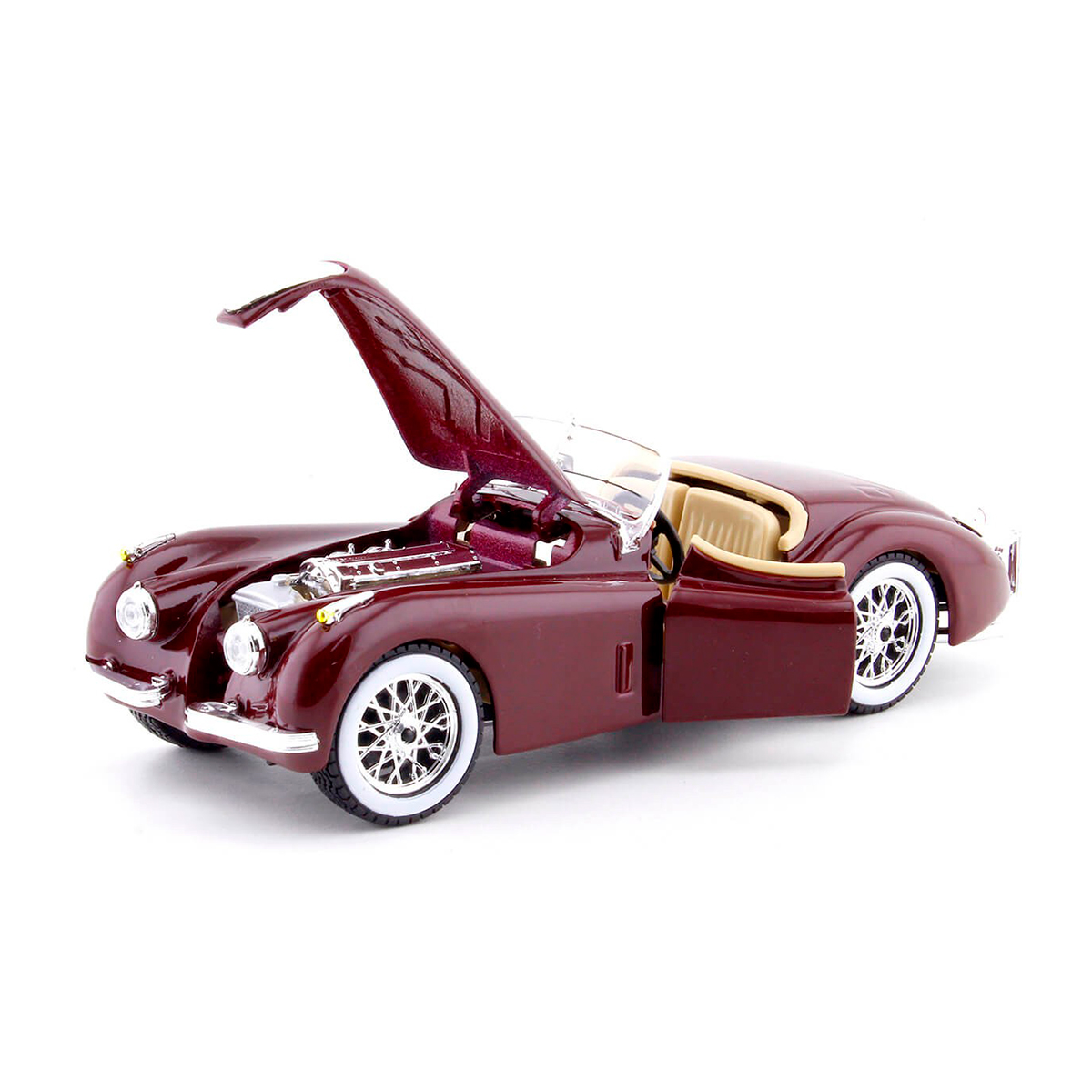 Колекційна автомодель Jaguar XK 120 1951 Bburago 1:24 металева — превʼю 19