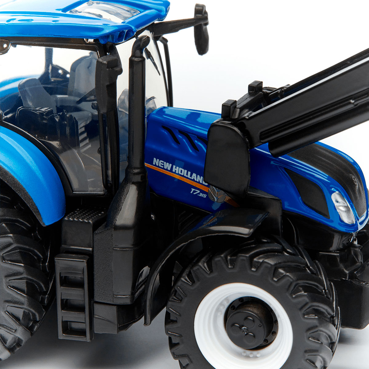 Трактор Bburago New Holland T7.315 з фронтальним навантажувачем 1:32 Синій — превʼю 10