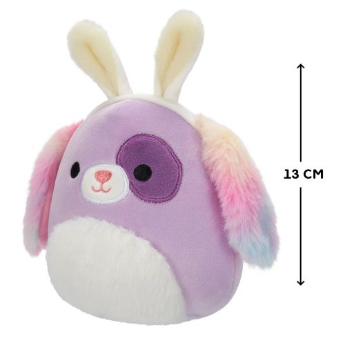 М'яка іграшка Squishmallows Собака Барб 13 см Різнобарвна — превʼю 2