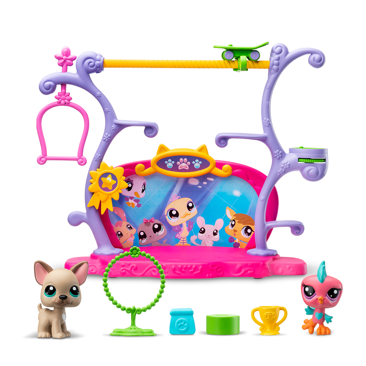 Ігровий набір Шоу талантів Hasbro Littlest Pet Shop з двома фігурками — превʼю 9