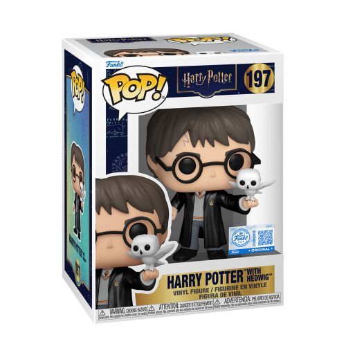 Ігрова фігурка Funko Pop Harry Potter Гаррі з Гедвігою вінілова Різнобарвна