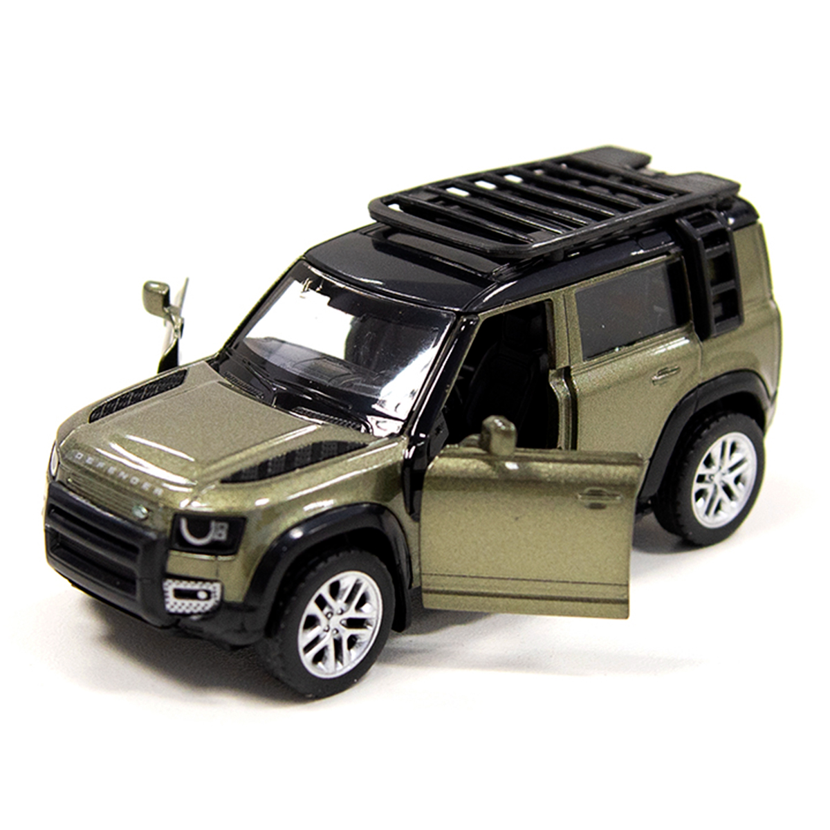 Автомодель Land Rover Defender 110 Techno Drive металева Зелена — превʼю 23