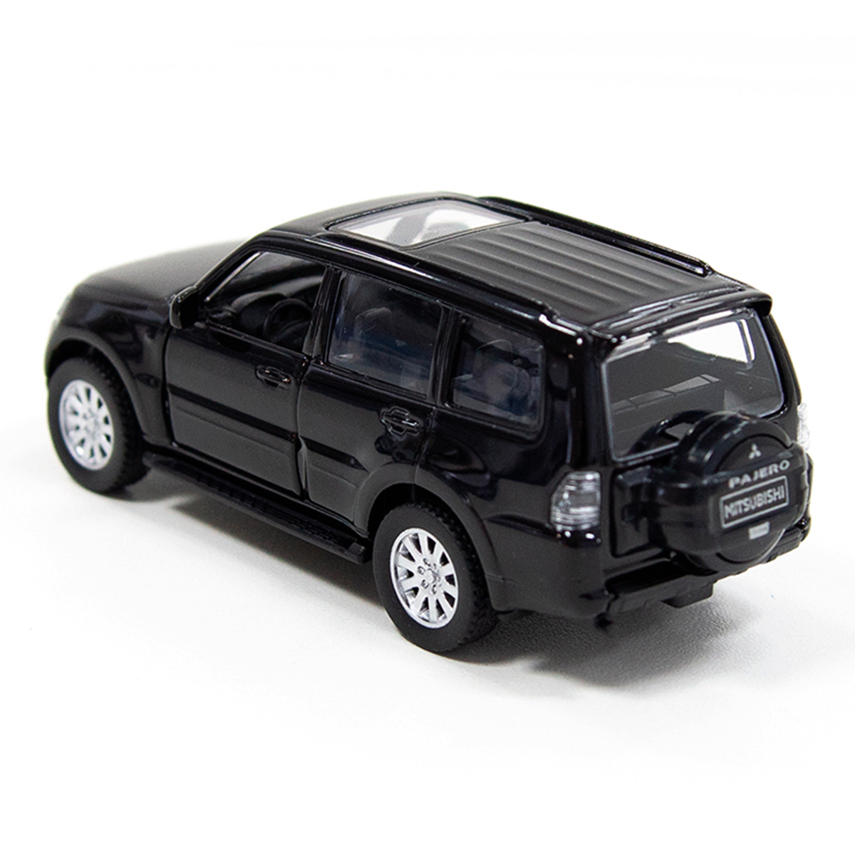 Автомодель Techno Drive Mitsubishi Pajero 4WD Turbo металева Чорна — превʼю 18