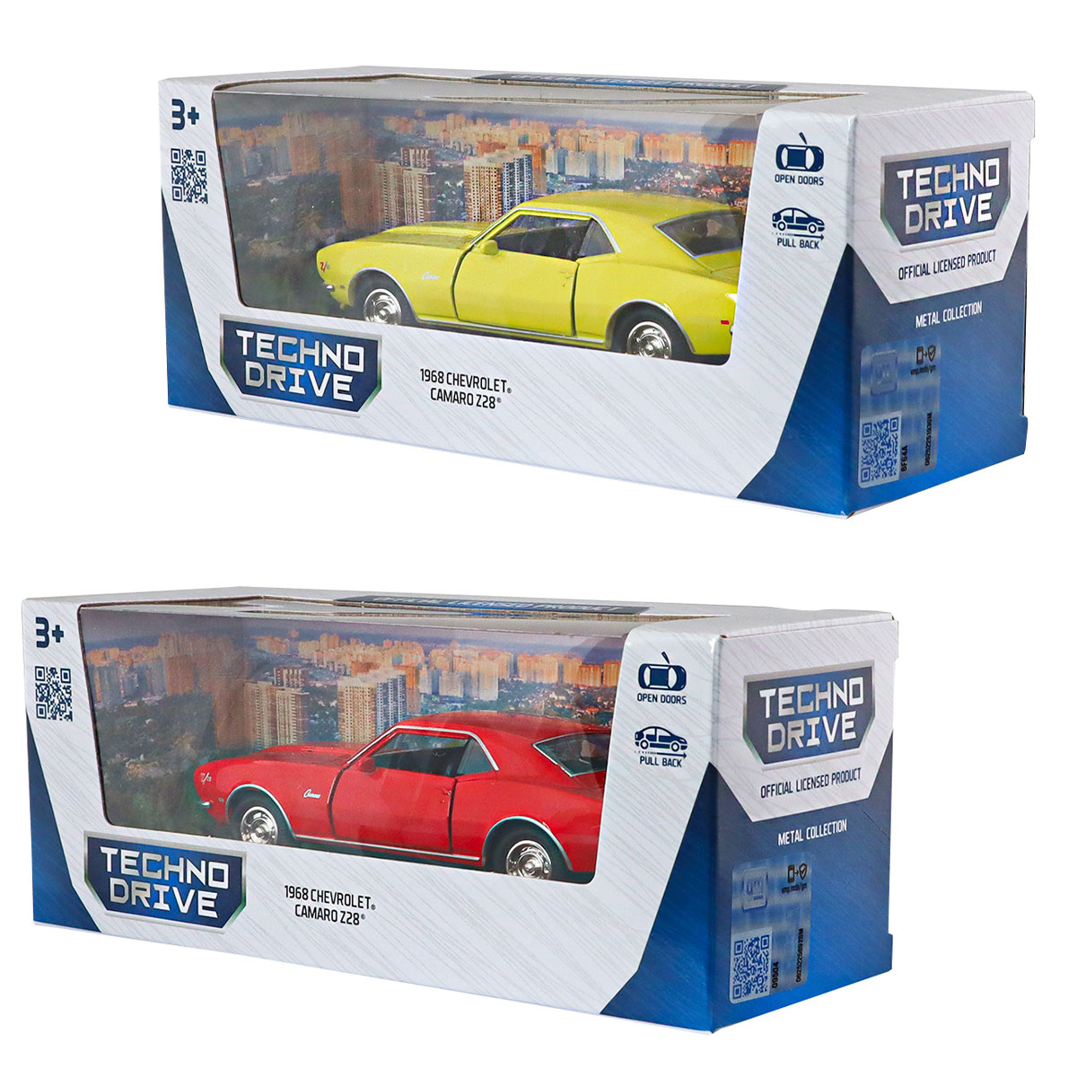 Автомодель Chevrolet Camaro Z28 1968 Techno Drive металева 1:43 — превʼю 21