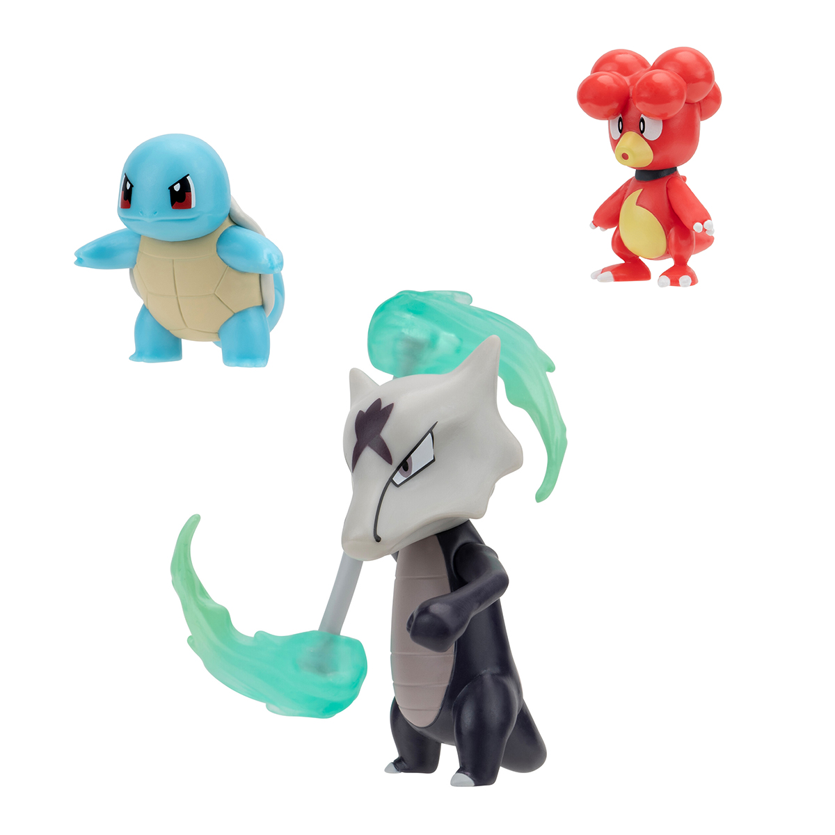 Набір ігрових фігурок Pokemon W19 - Магбі, Сквіртл, Алола Маровак 3 шт — превʼю 7