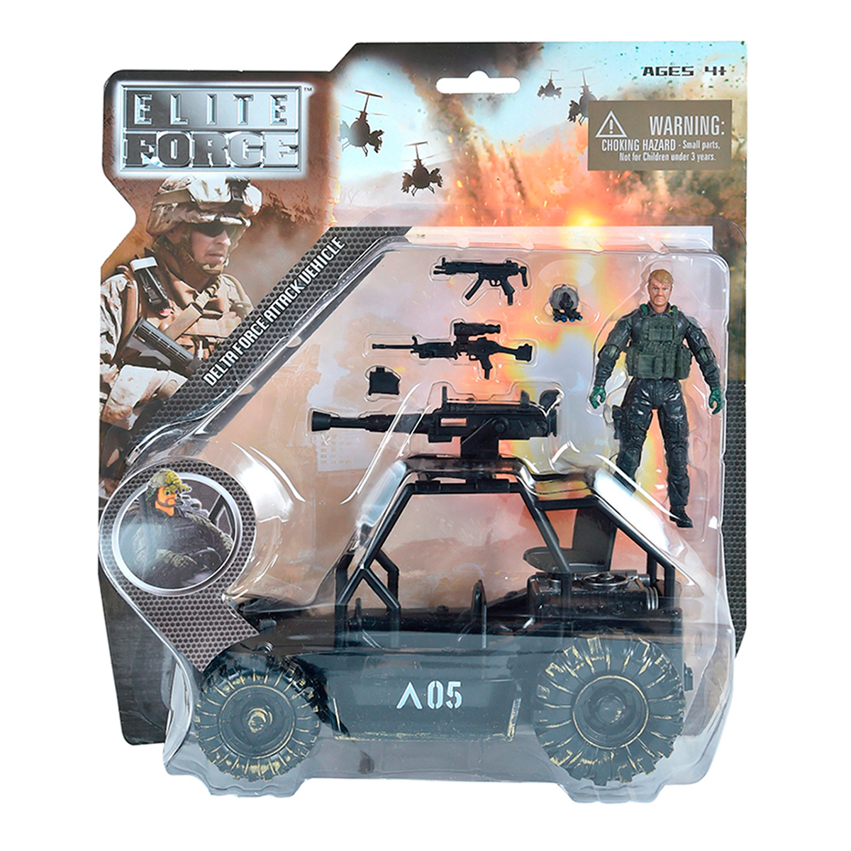 Ігровий набір штурмова машина Дельта з фігуркою та зброєю Elite Force 10-11 см — превʼю 10