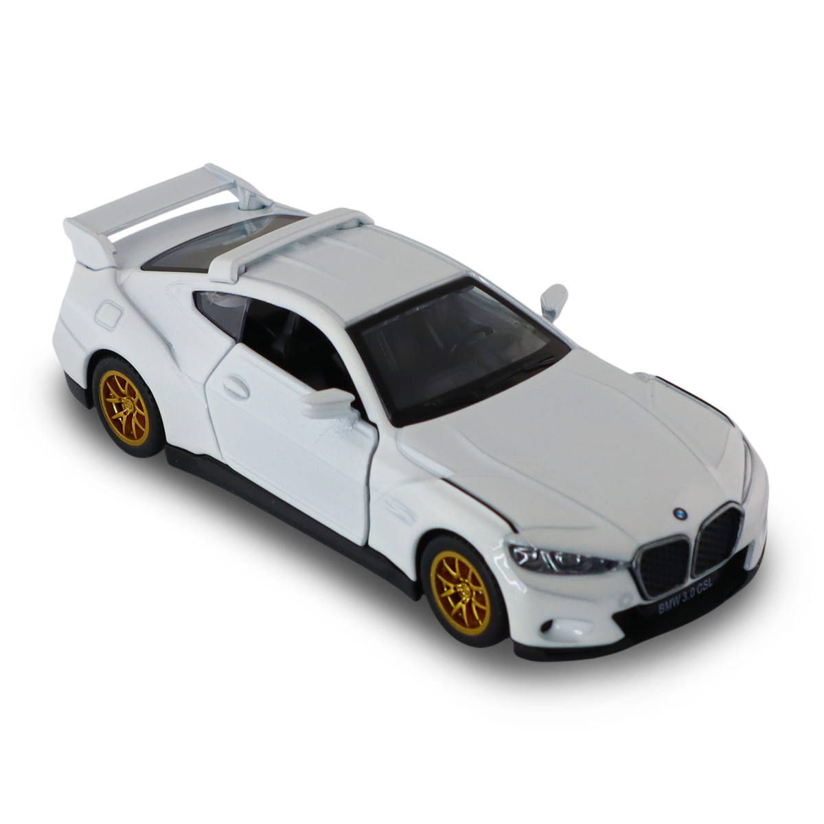 Автомодель Techno Drive BMW 3.0 CSL металева 1:42 Біла — превʼю 28