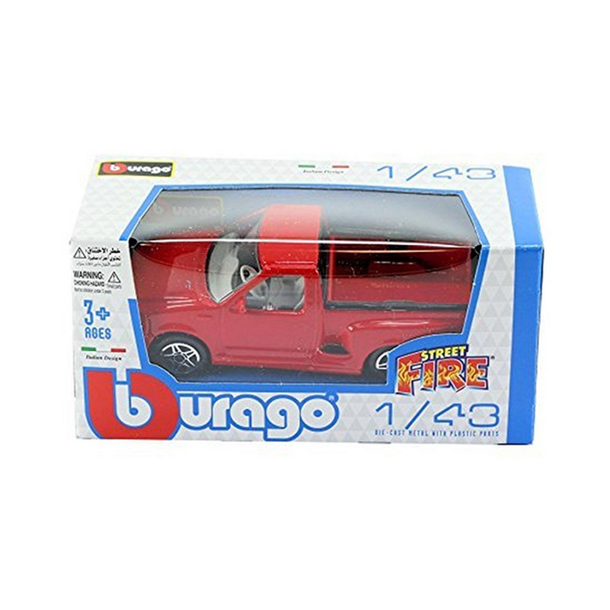 Автомоделі Bburago Street Fire в блакитному диспенсері 1:43 24 шт — превʼю 4