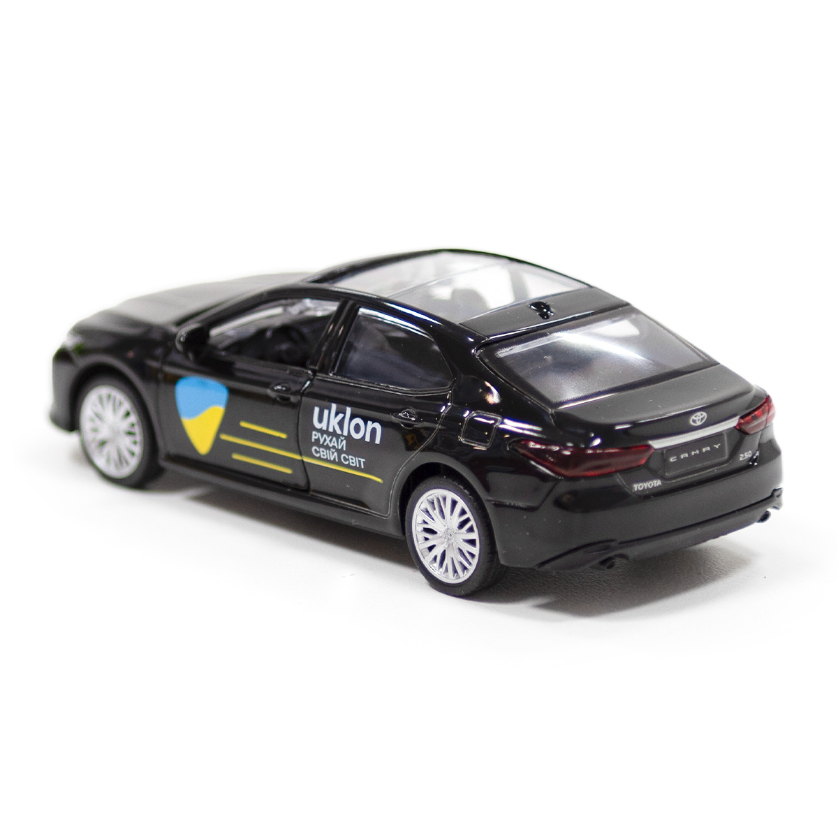 Автомодель Techno Drive Toyota Camry Uklon металева Чорна — превʼю 16