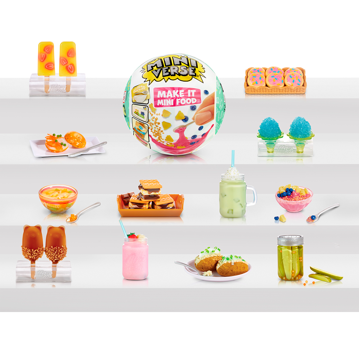 Ігровий набір Miniverse Mini Food 3 Створи кафе дитячий з інгредієнтами — превʼю 17
