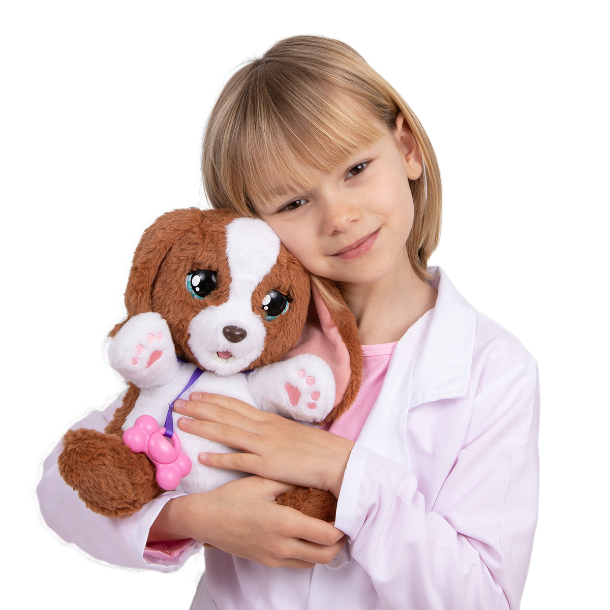 Інтерактивна іграшка Baby Paws Цуценя у ветеринара 26,5 см з аксесуарами — превʼю 2